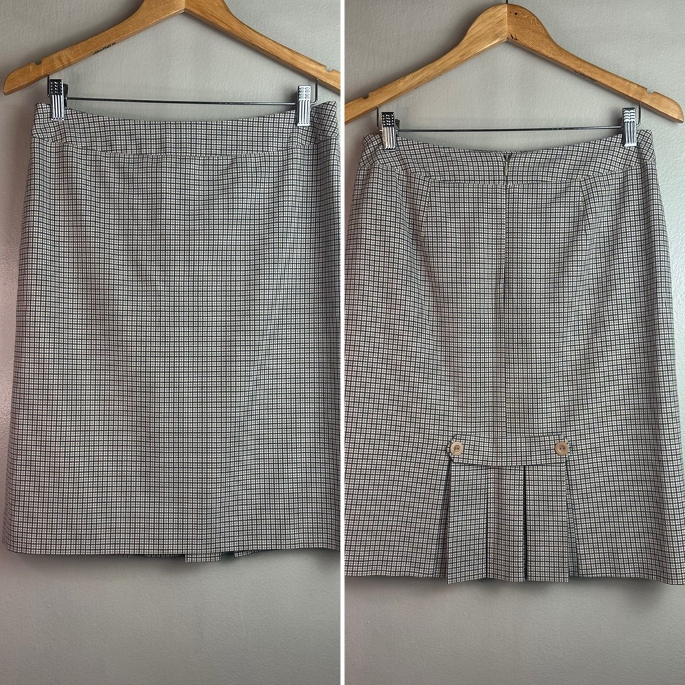 Petite Sophisticate Women’s Plaid Skirt Sz 10